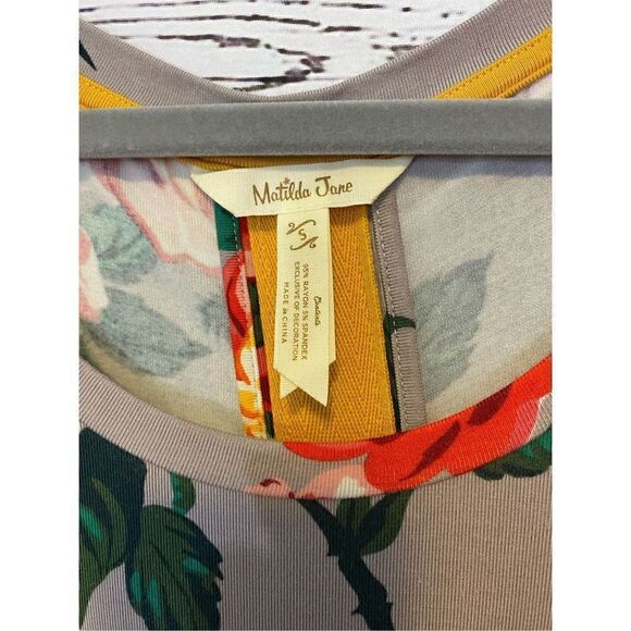 Matilda Jane Say I’m A Dreamer Long Sleeve Floral Print Dress Women’s Size S - Picture 2 of 6